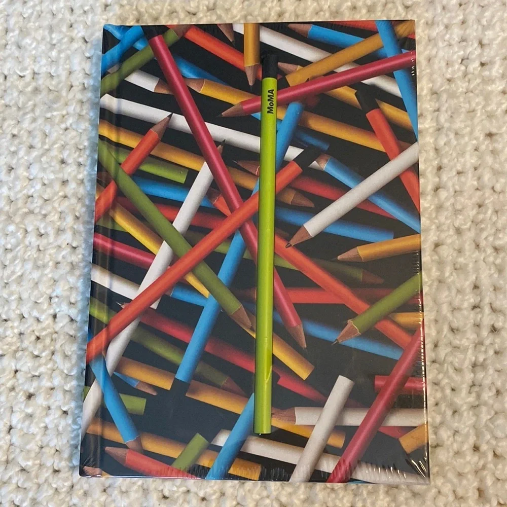 Hidden Pencil Notebook Journal with Green Pencil